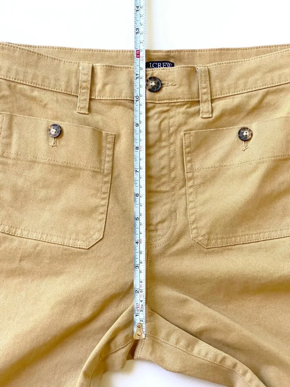 J.Crew Sailor Slim Wide-Leg Chino Pants Honey Brown 27